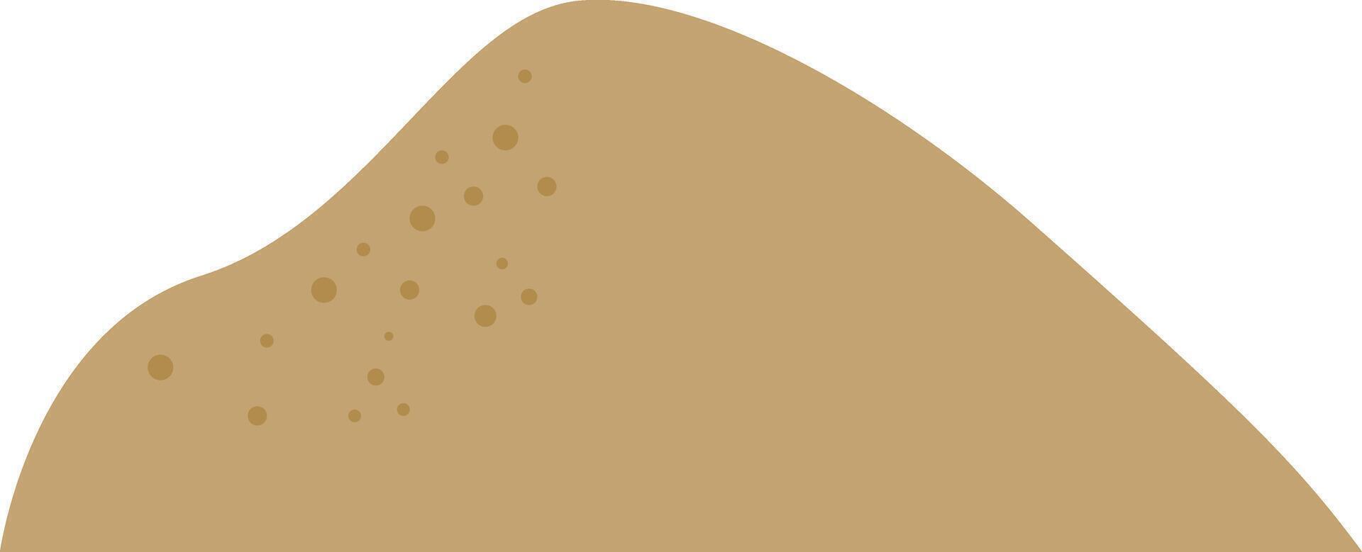 Simple sand icon. Gravel. Vector. vector
