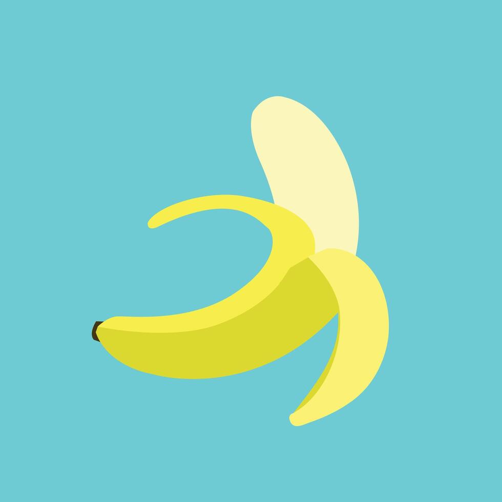 Asian bananas are very nutritious, even if it's just a cartoon vector