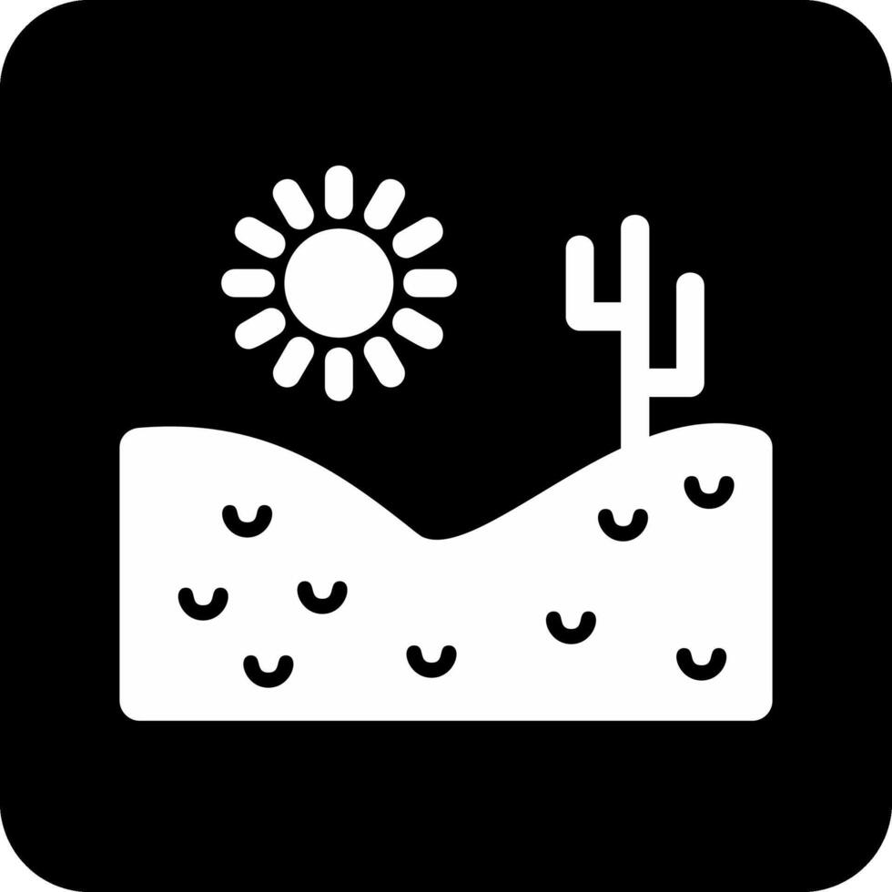 icono de vector de desierto