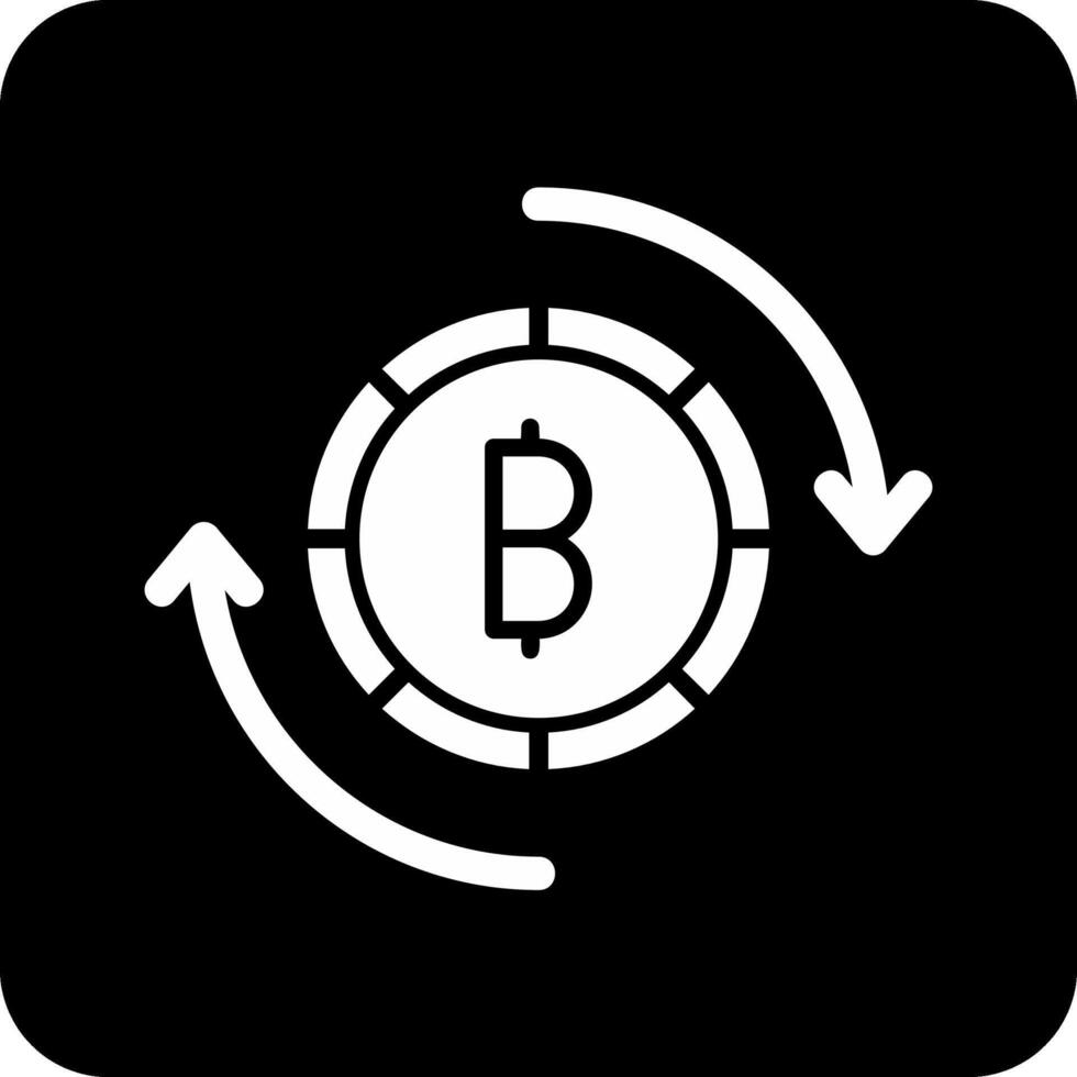 bitcoin intercambiar vector icono