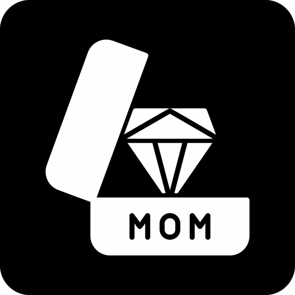 icono de vector de diamante