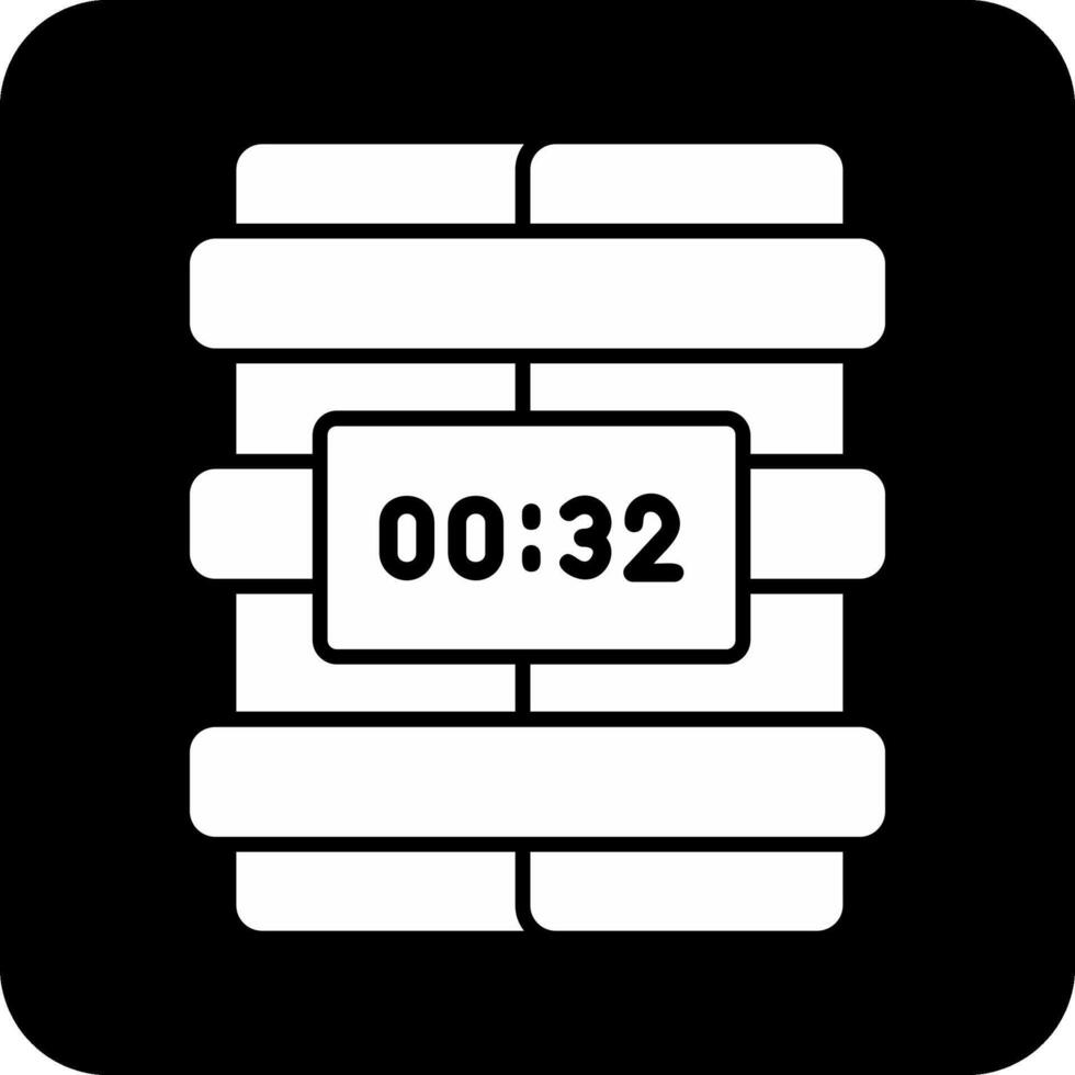 C4 Time Bomb Vector Icon