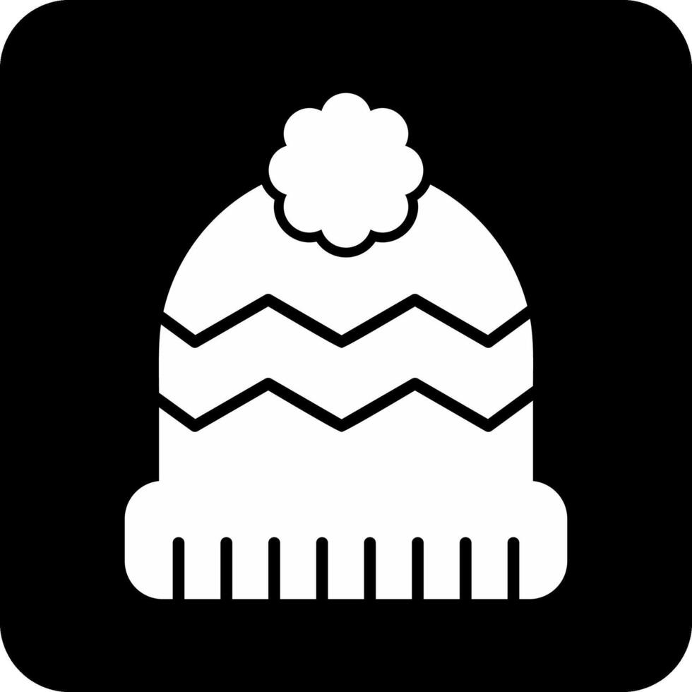 icono de vector de gorro