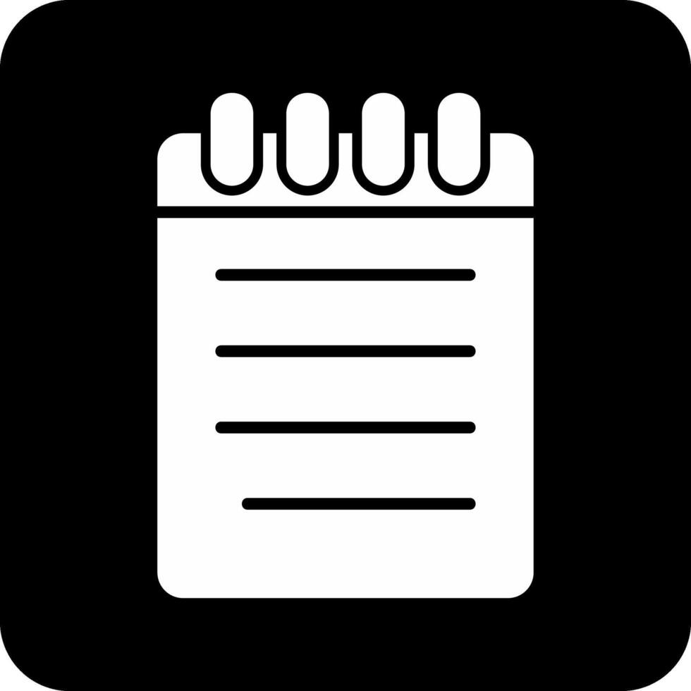 Notebook Vector Icon