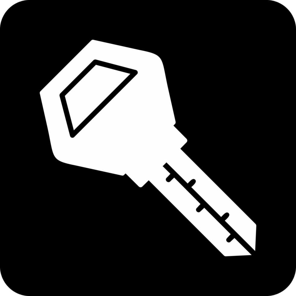 icono de vector de llave de coche