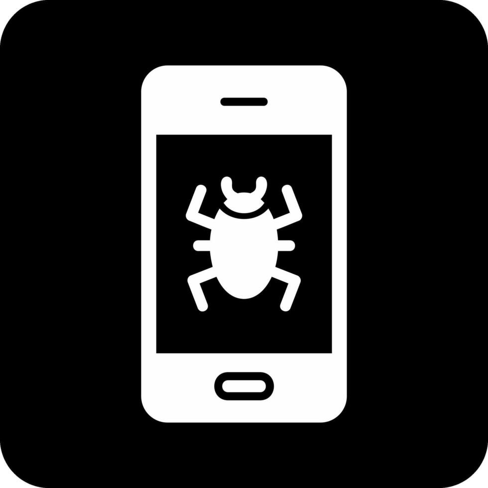 Mobile Virus Vector Icon