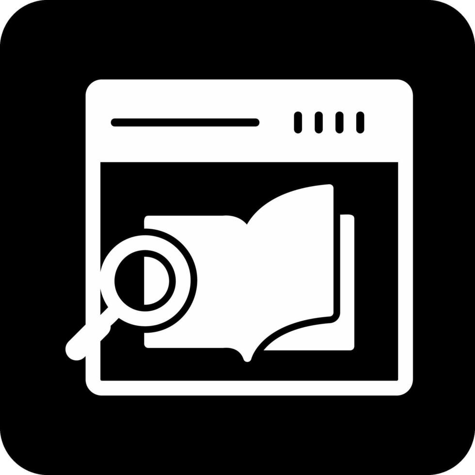 Research Book Vector Icon