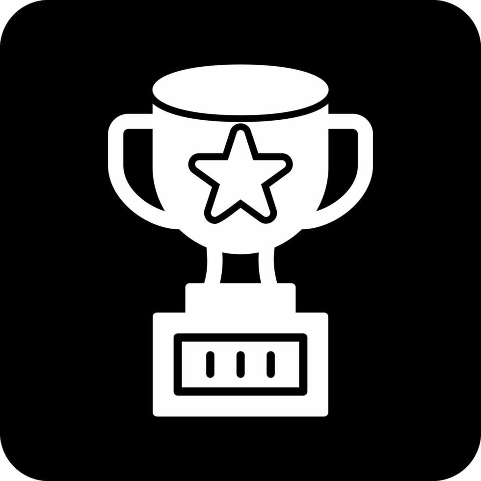 icono de vector de copa de trofeo