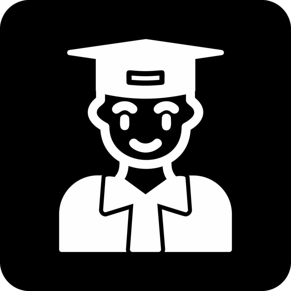 icono de vector de estudiante