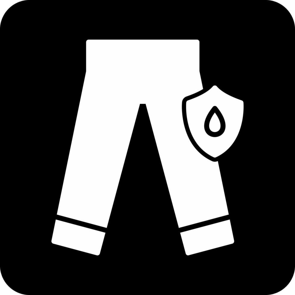 Waterproof pant Vector Icon