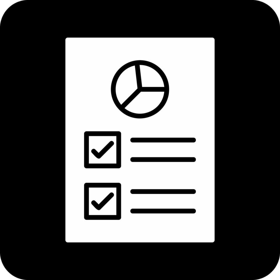 Work Report Vector Icon