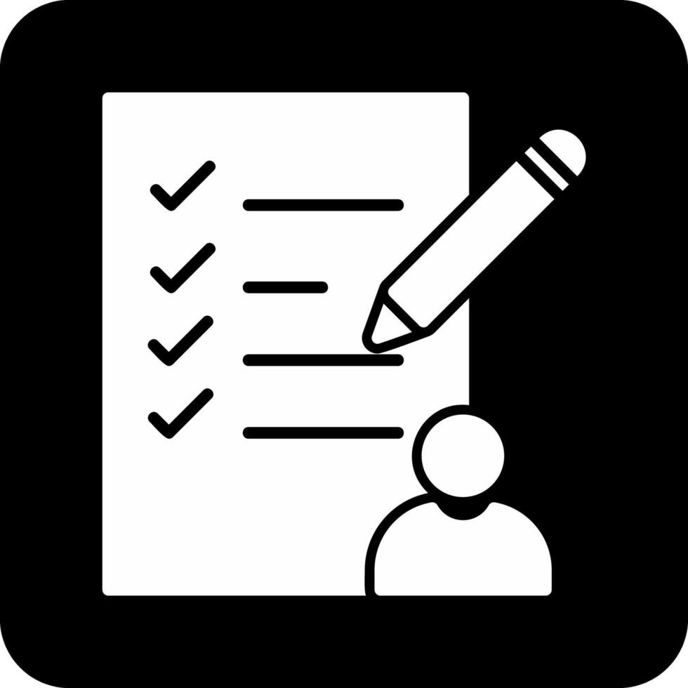 icono de vector de tarea