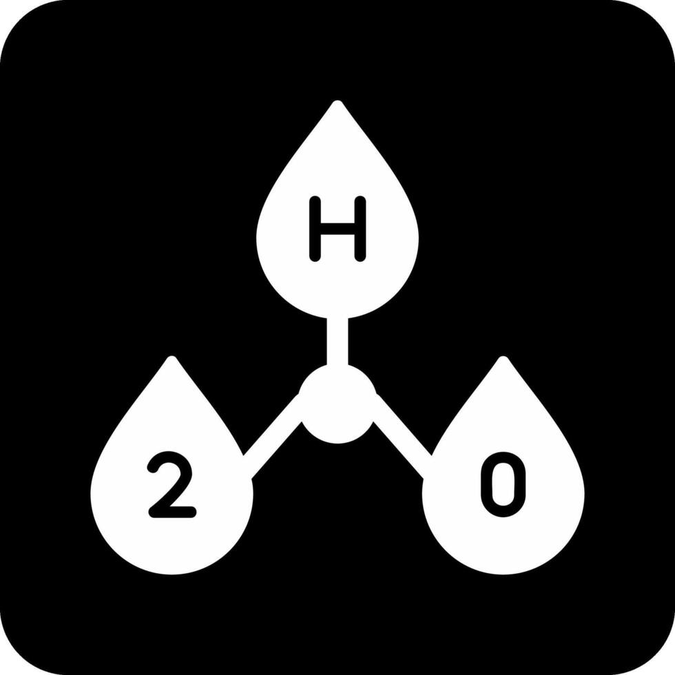 H2o Vector Icon