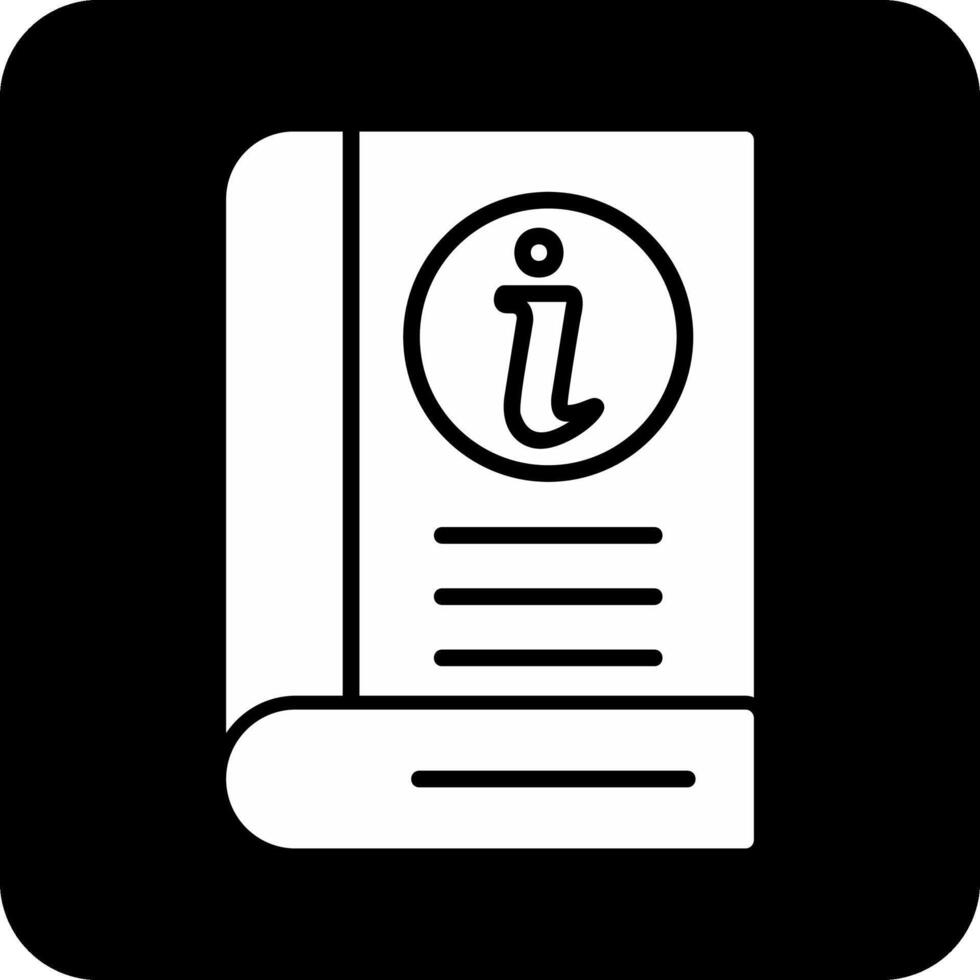 Information Book Vector Icon