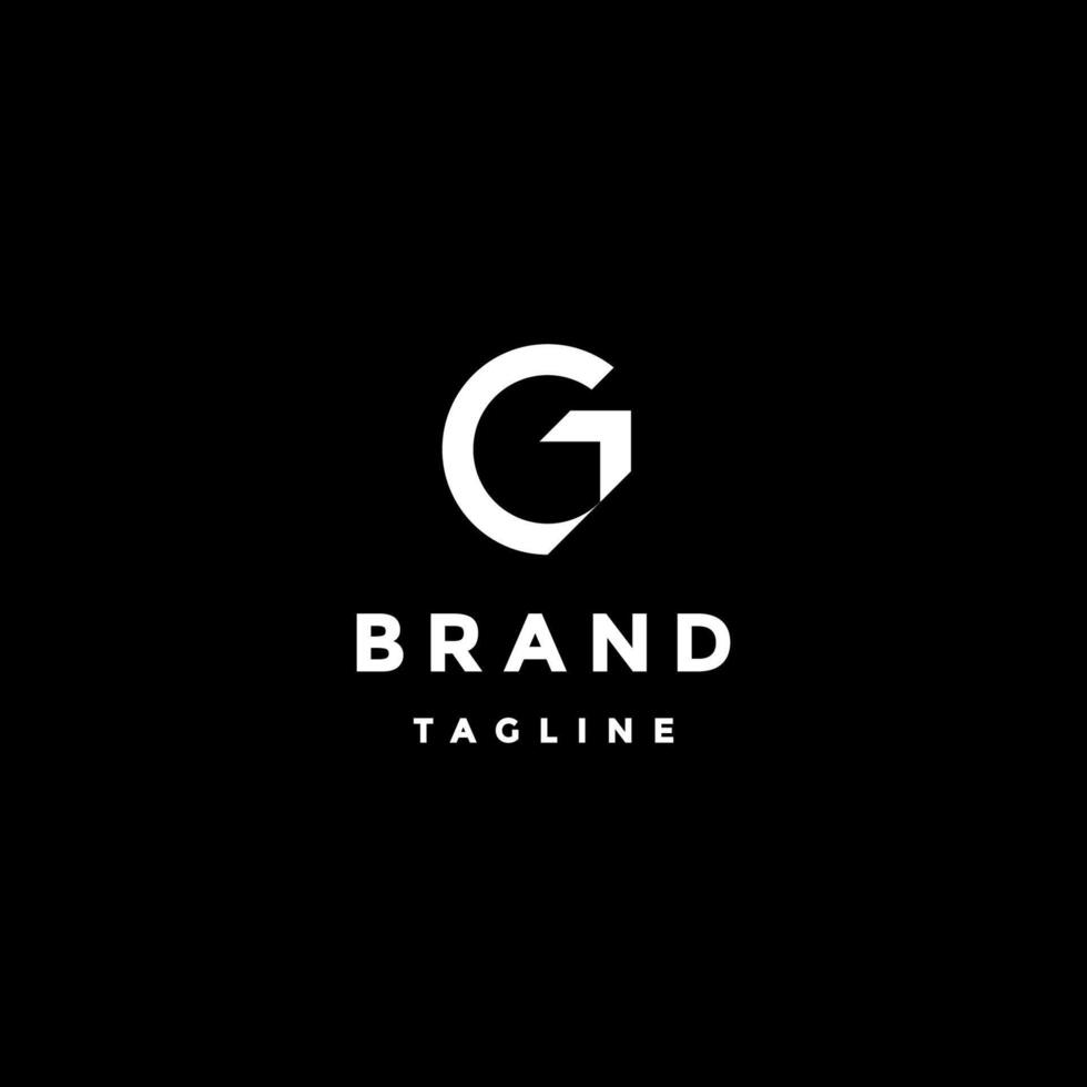 Arrowed Up Letter G Logo Design. Initial Letter G With Up Arrow Icon Design. vector