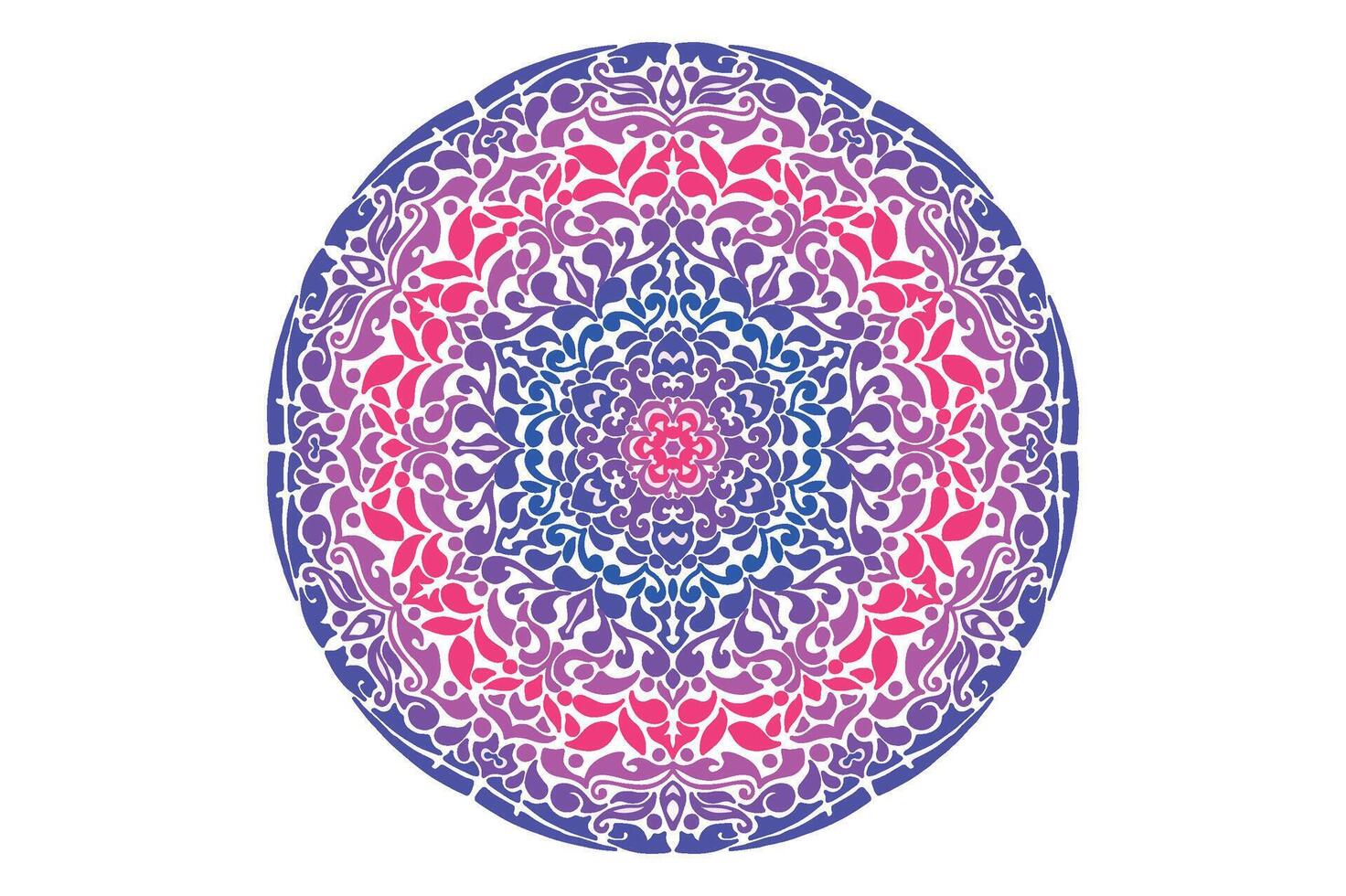 Colorful Mandala Ornament Vector