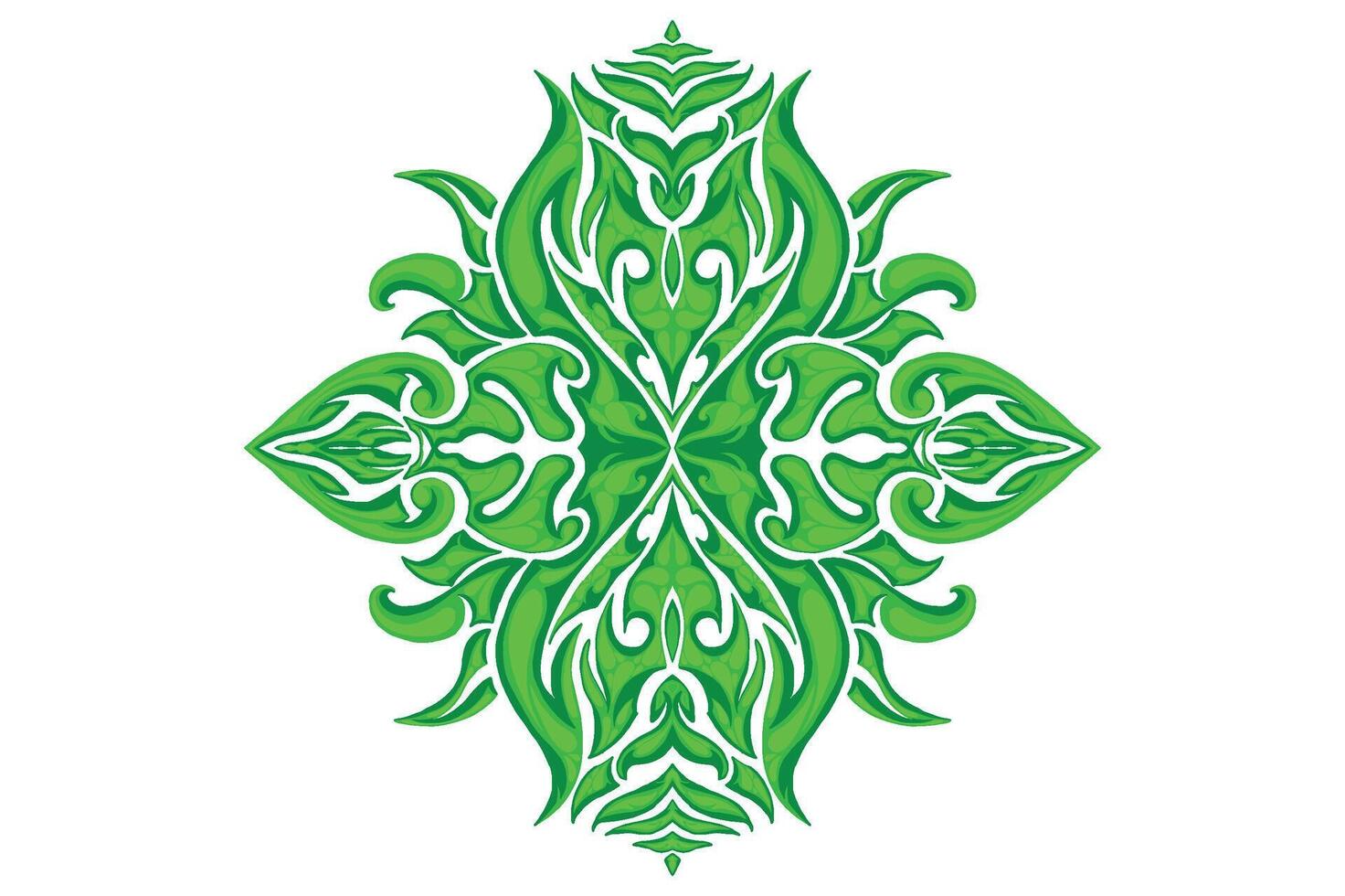 verde ornamento marco frontera vector diseño para decoración