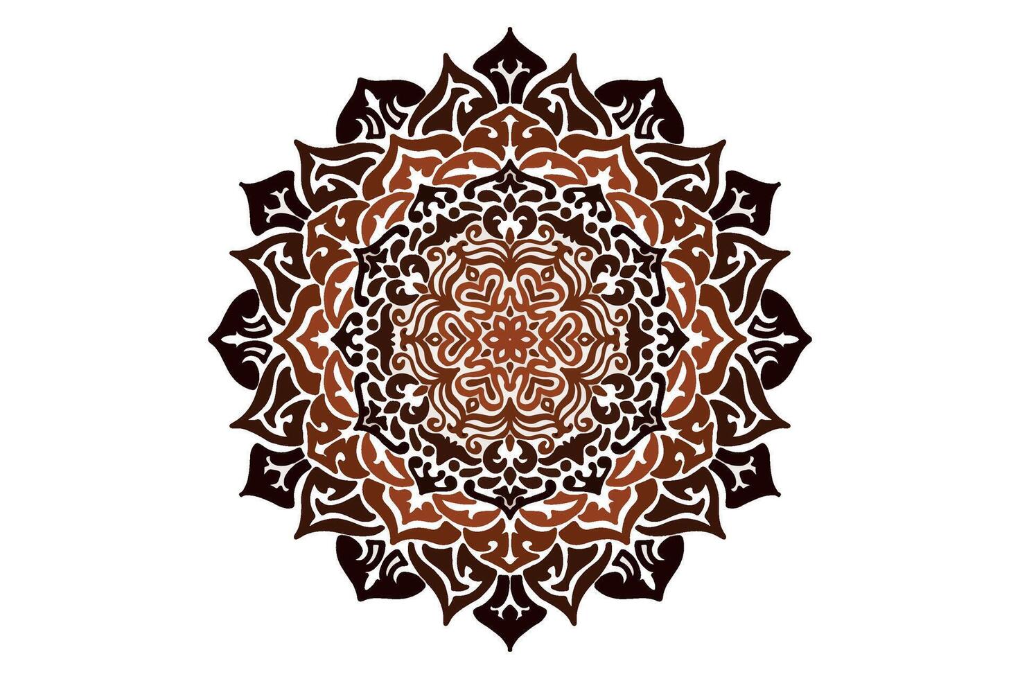 vistoso mandala ornamento vector