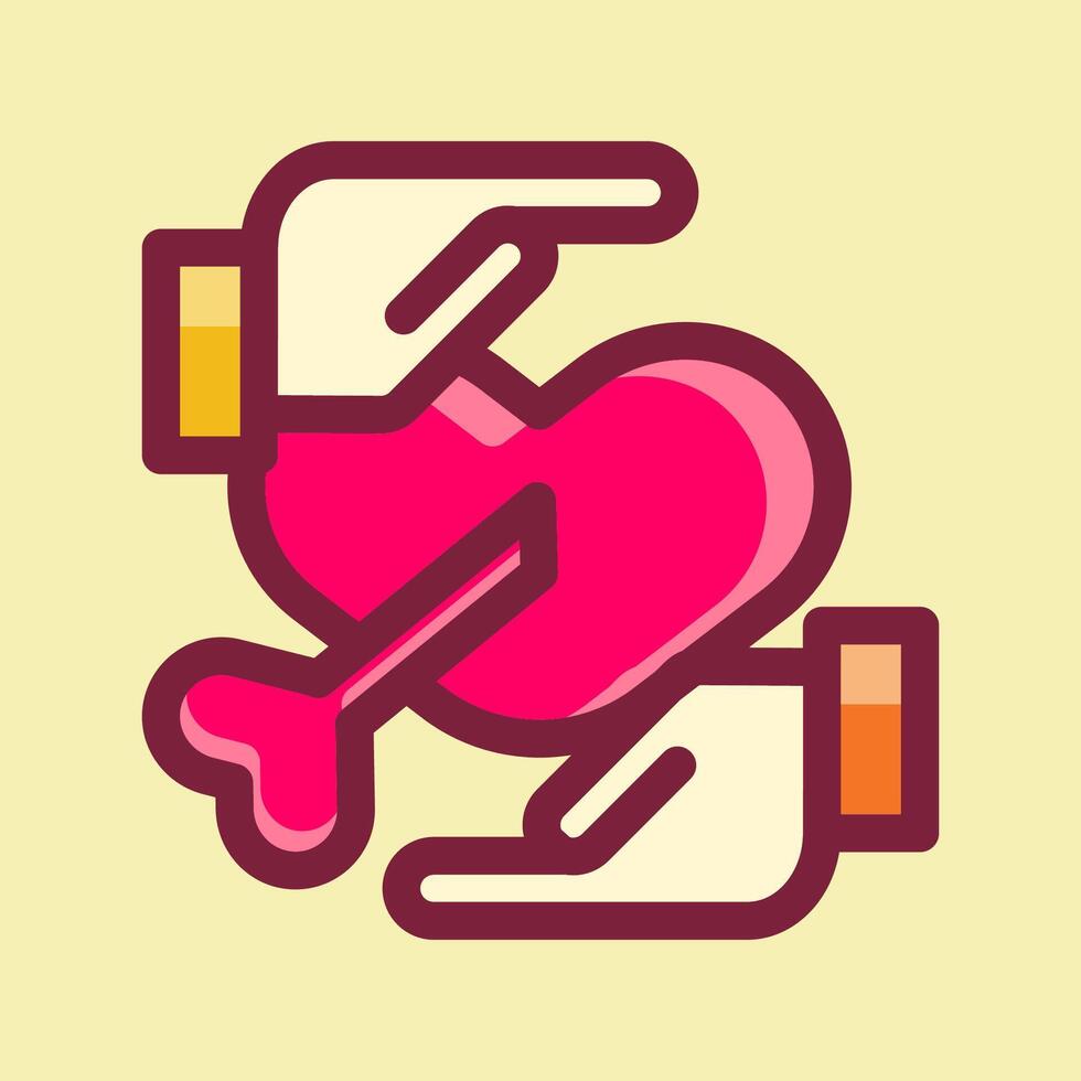 Happy Valentine icon vector