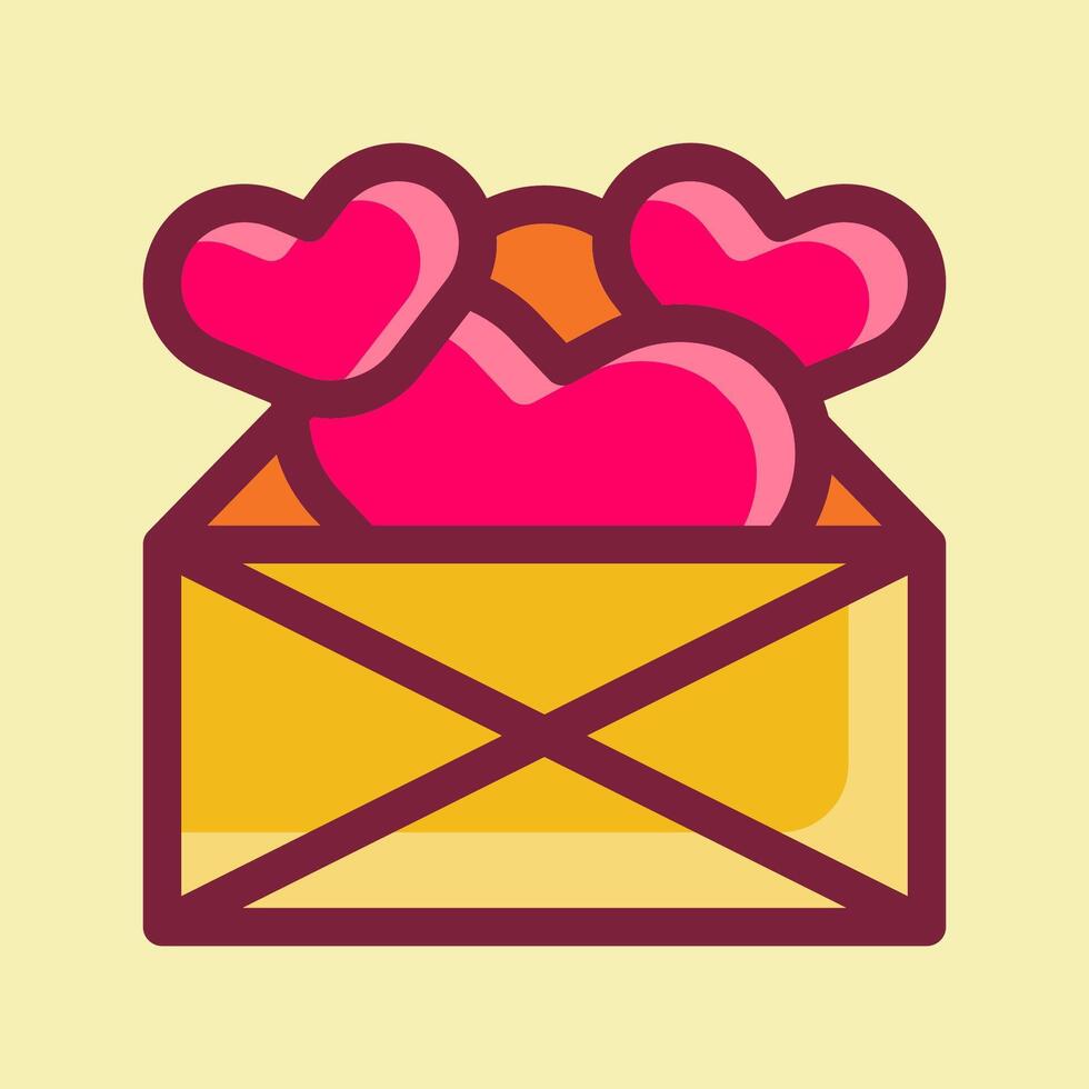Happy Valentine icon vector