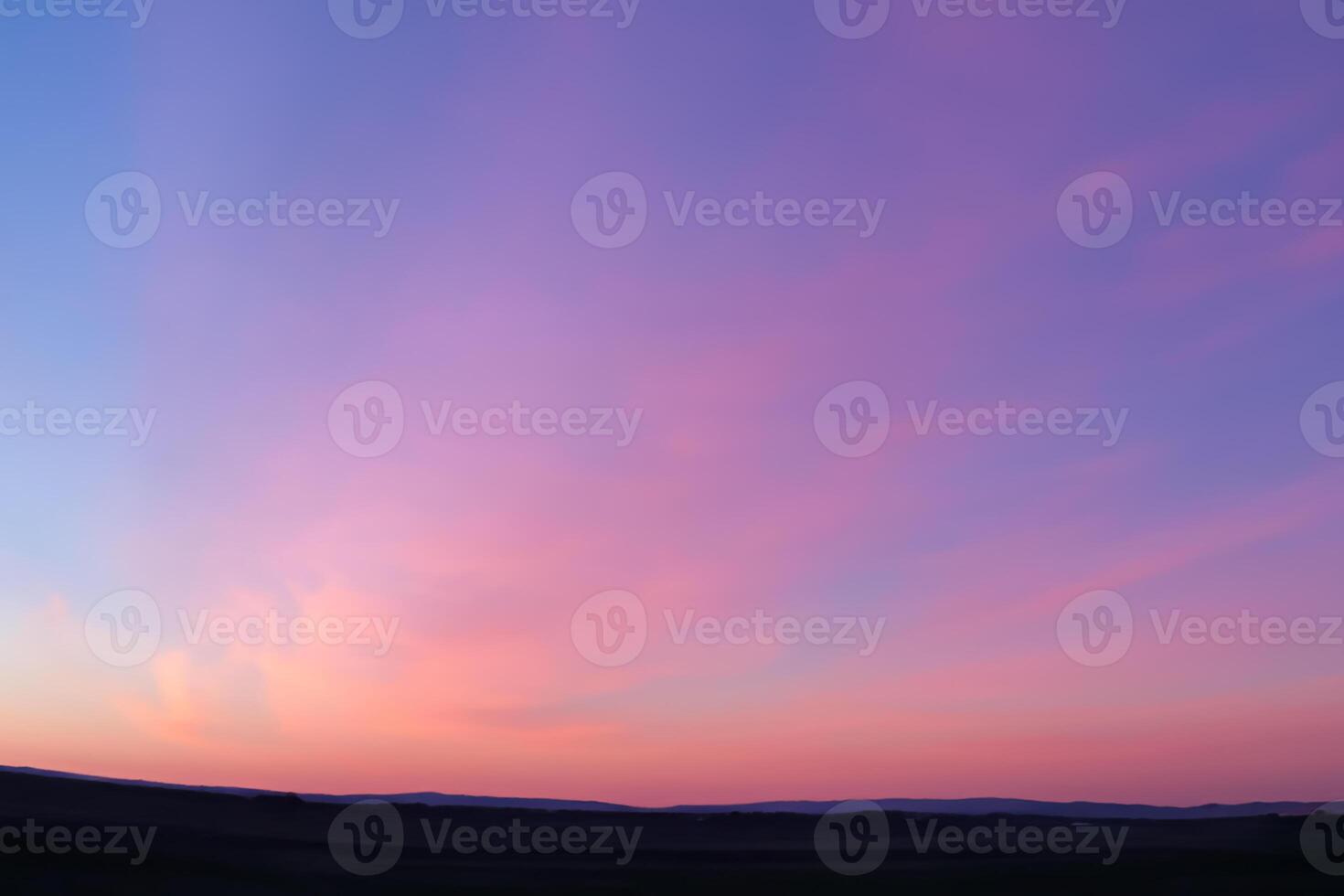 Pastel Dreams A Mesmerizing Canvas Painted in Beautiful Pastel Sky, Unveiling Nature's Tranquil Elegance and Creating a Serene Horizon Brimming with Soft Hues and Ethereal Beauty photo