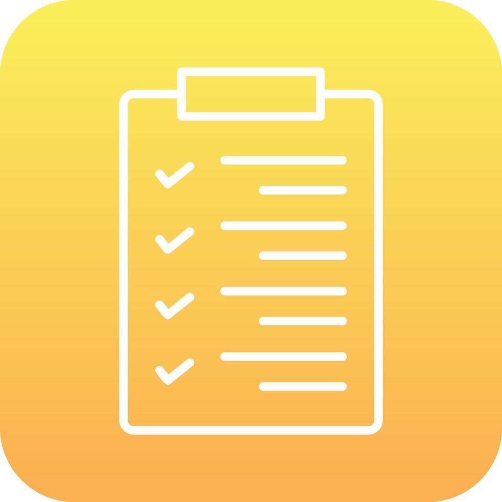 Clipboard Vector Icon