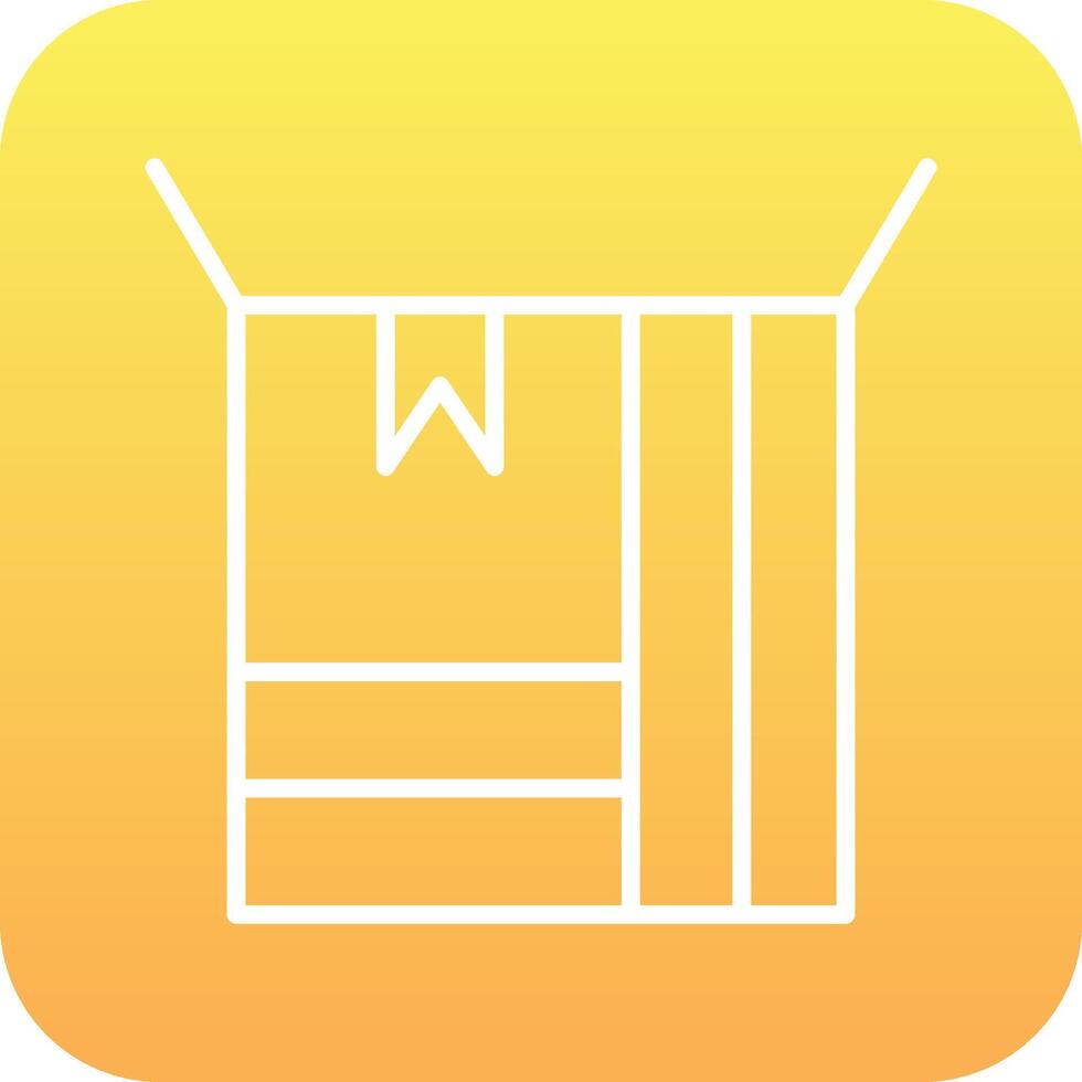 Open Box Vector Icon