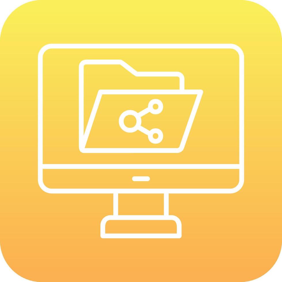 File Sharing Vector Icon