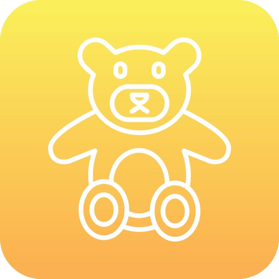 Teddy Bear Vector Icon