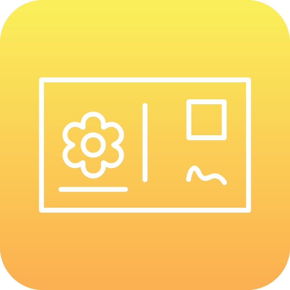 Postcard Vector Icon