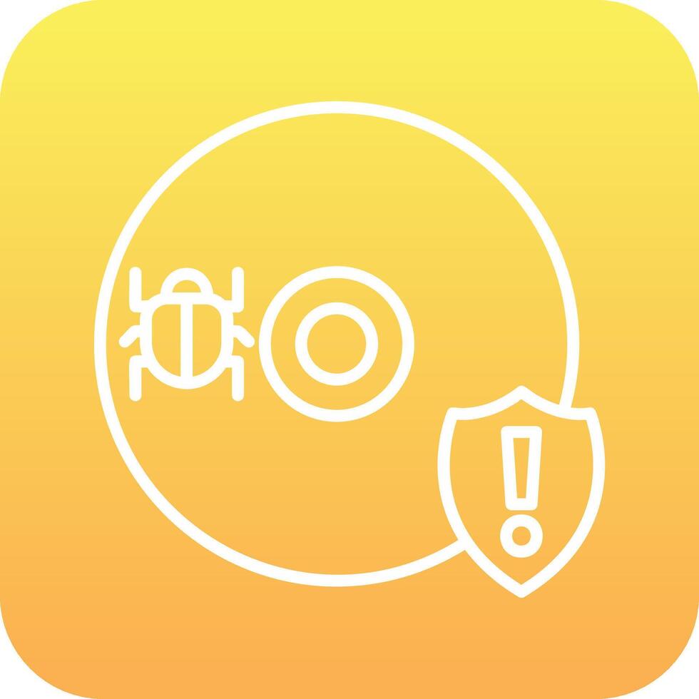 Cd Virus Vector Icon