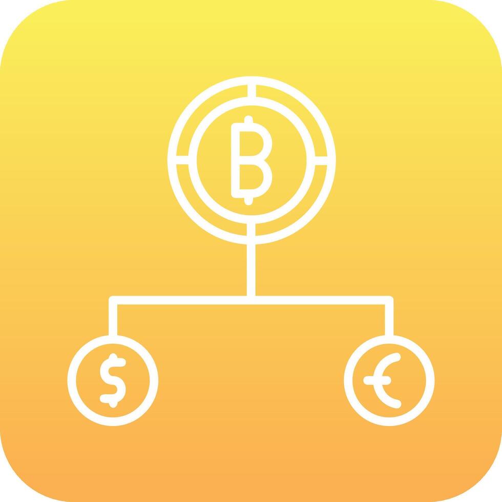 Divide Currency Vector Icon