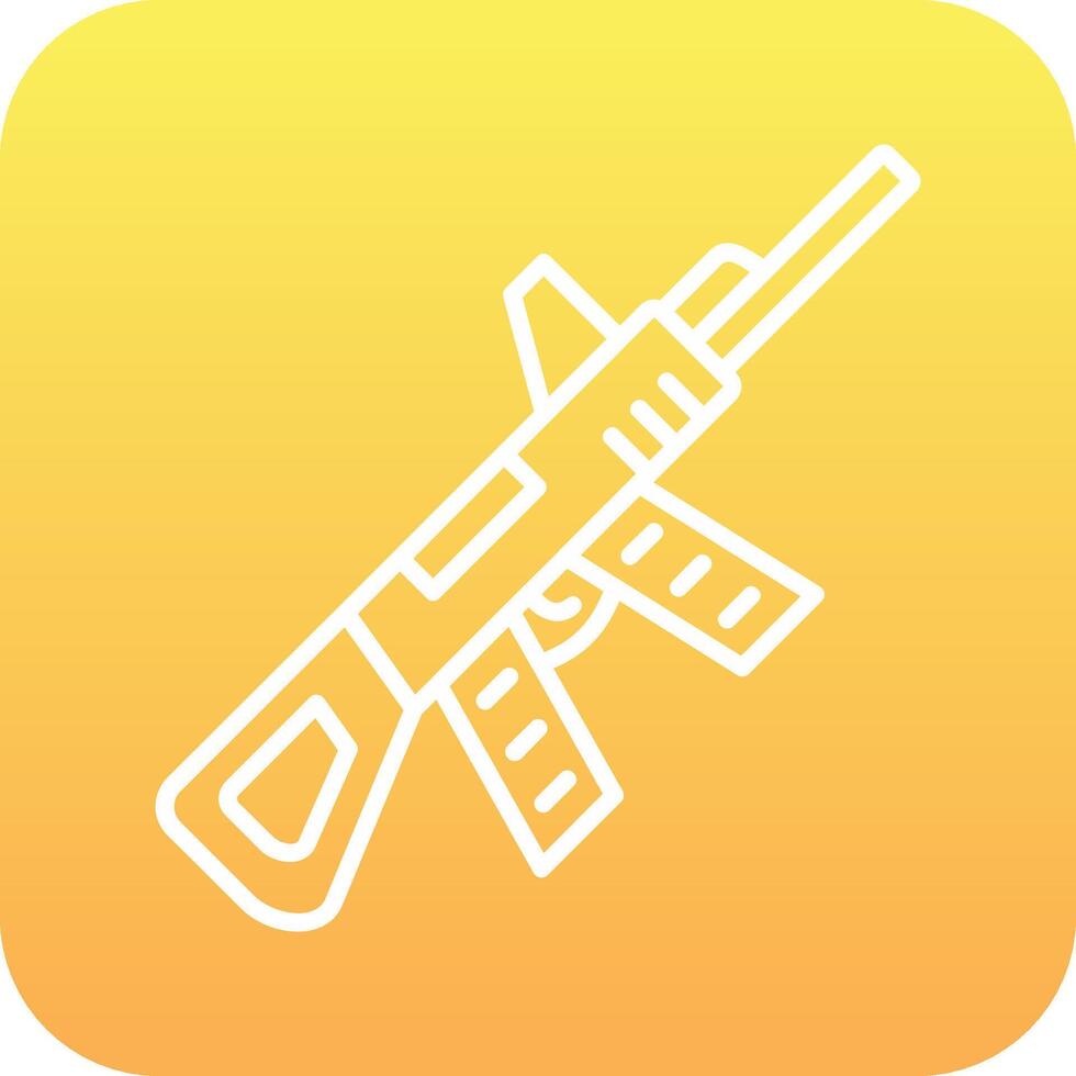 Machine Gun Vector Icon