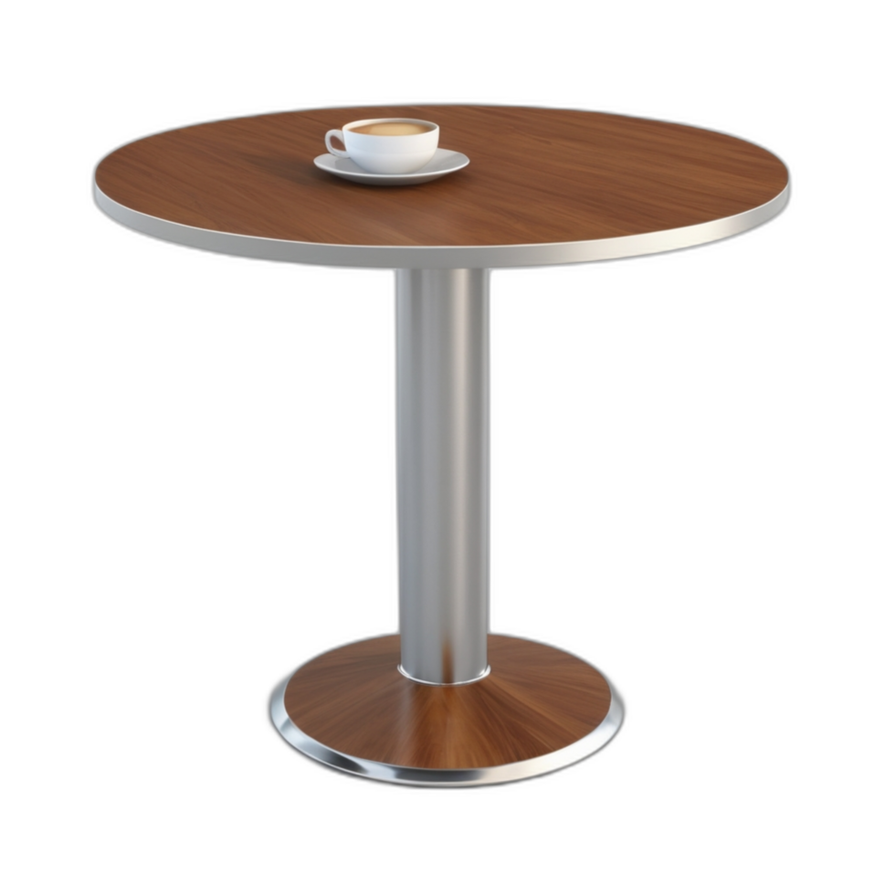3d rendered Cafe table png