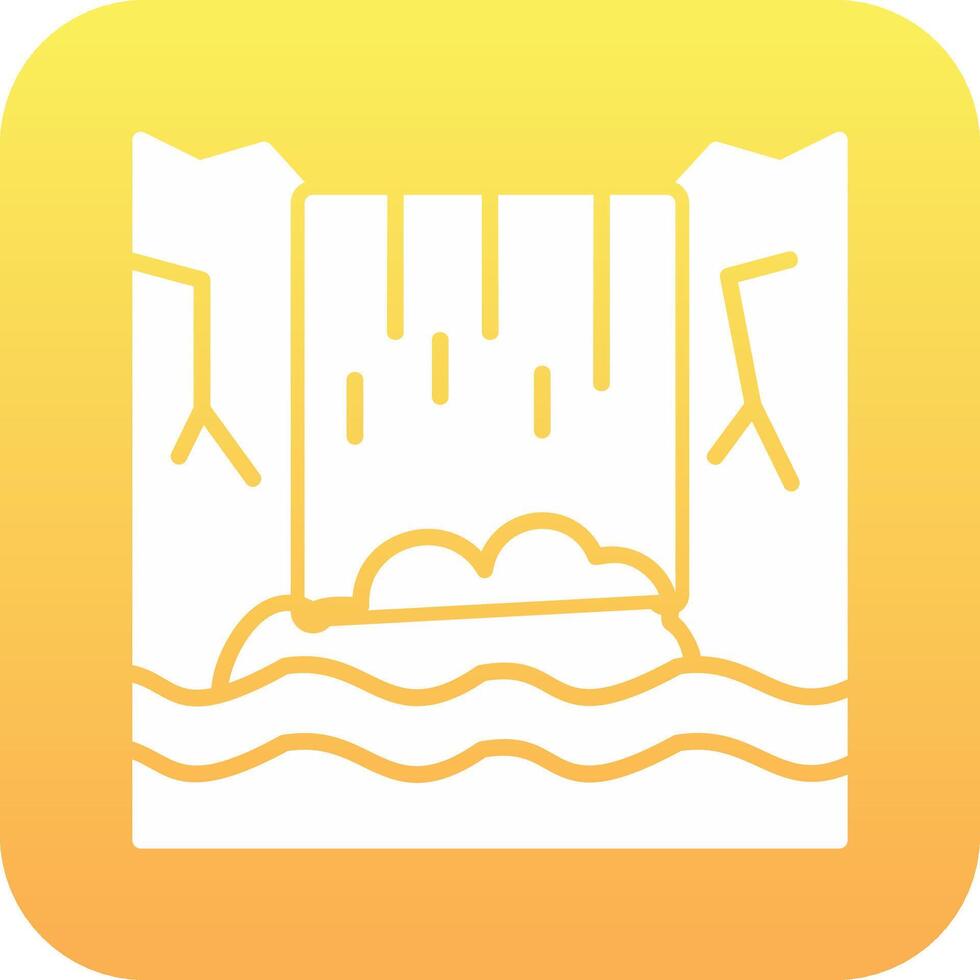 Waterfall Vector Icon