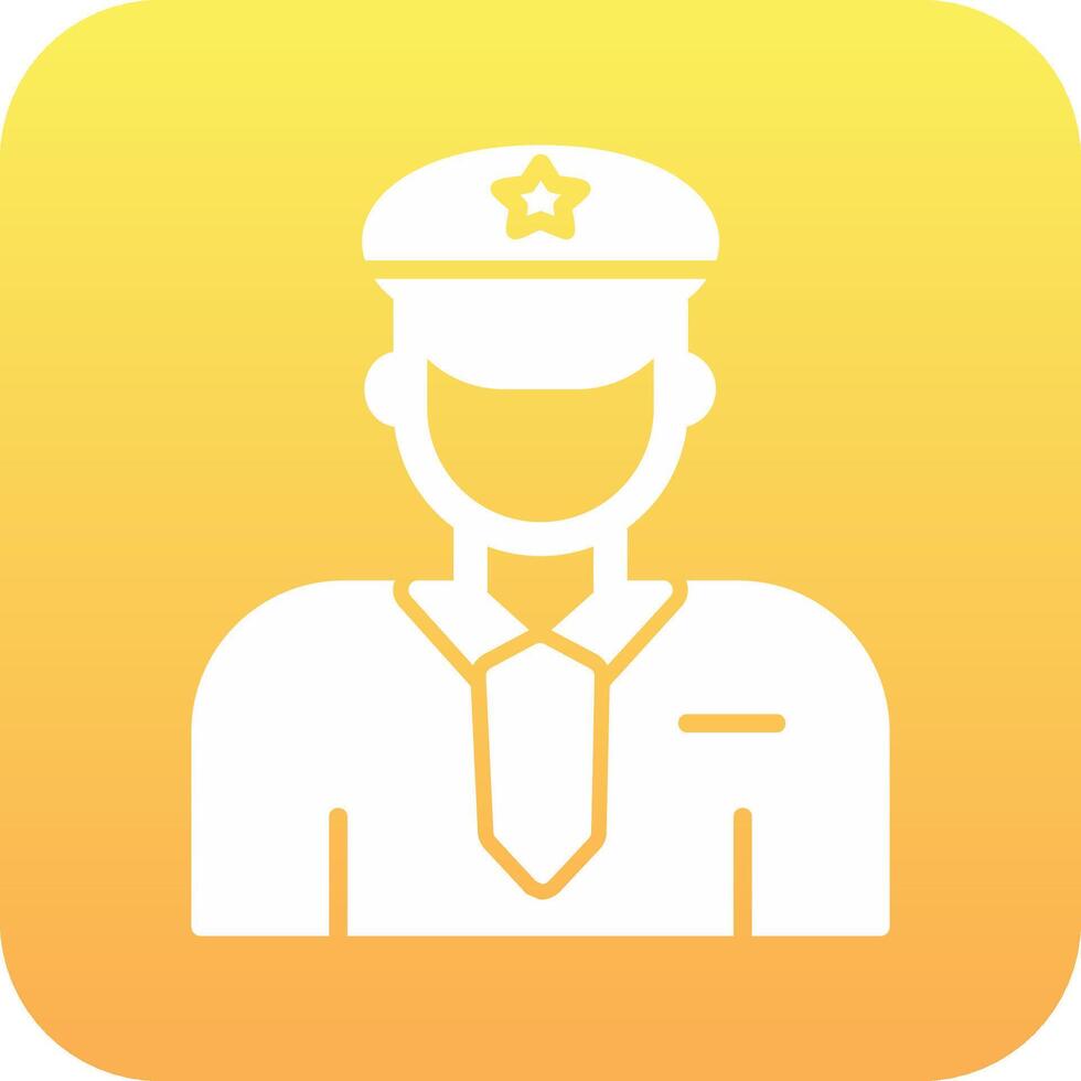 Police Man Vector Icon