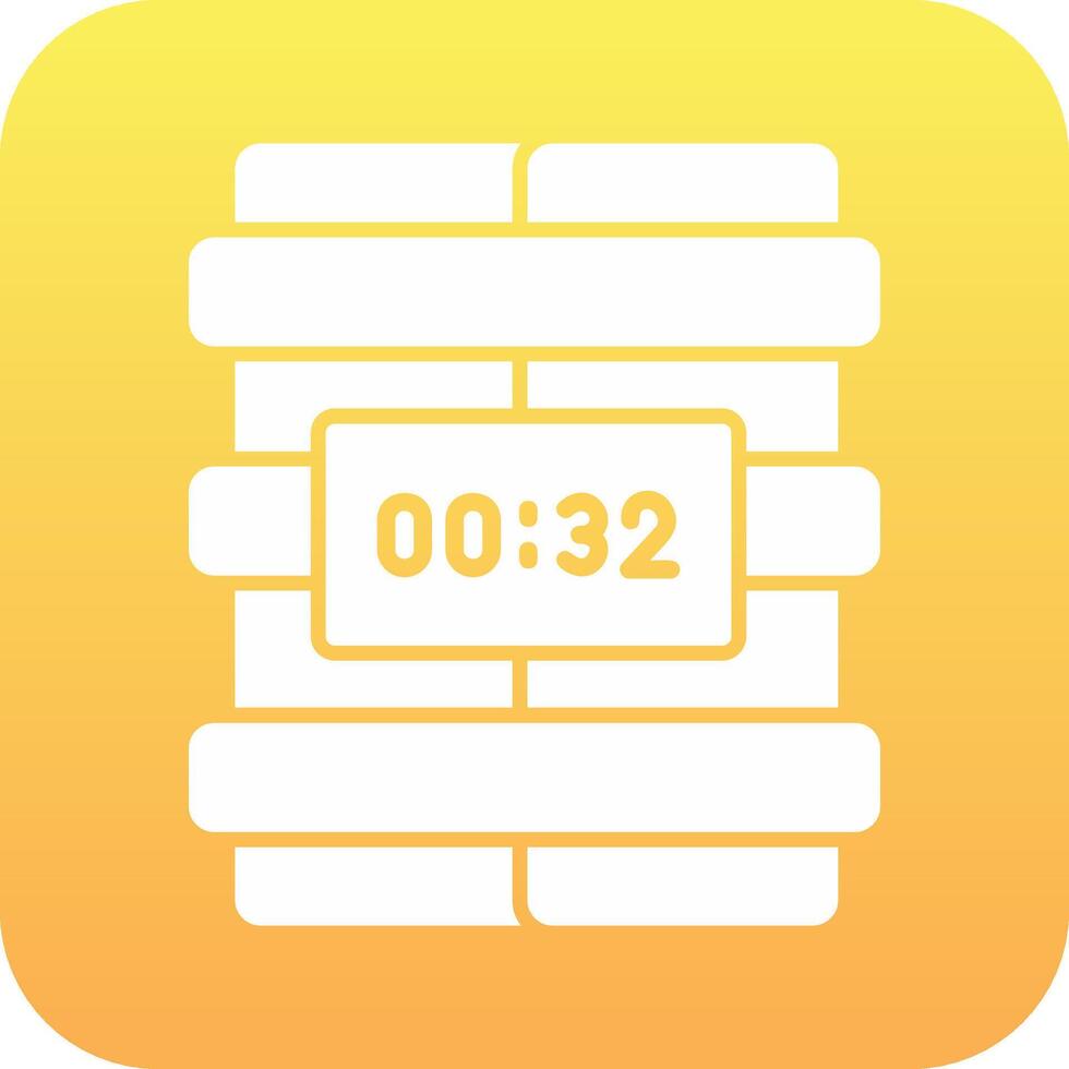 C4 Time Bomb Vector Icon