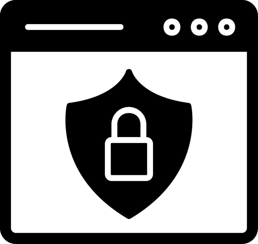 Web Security Vector Icon