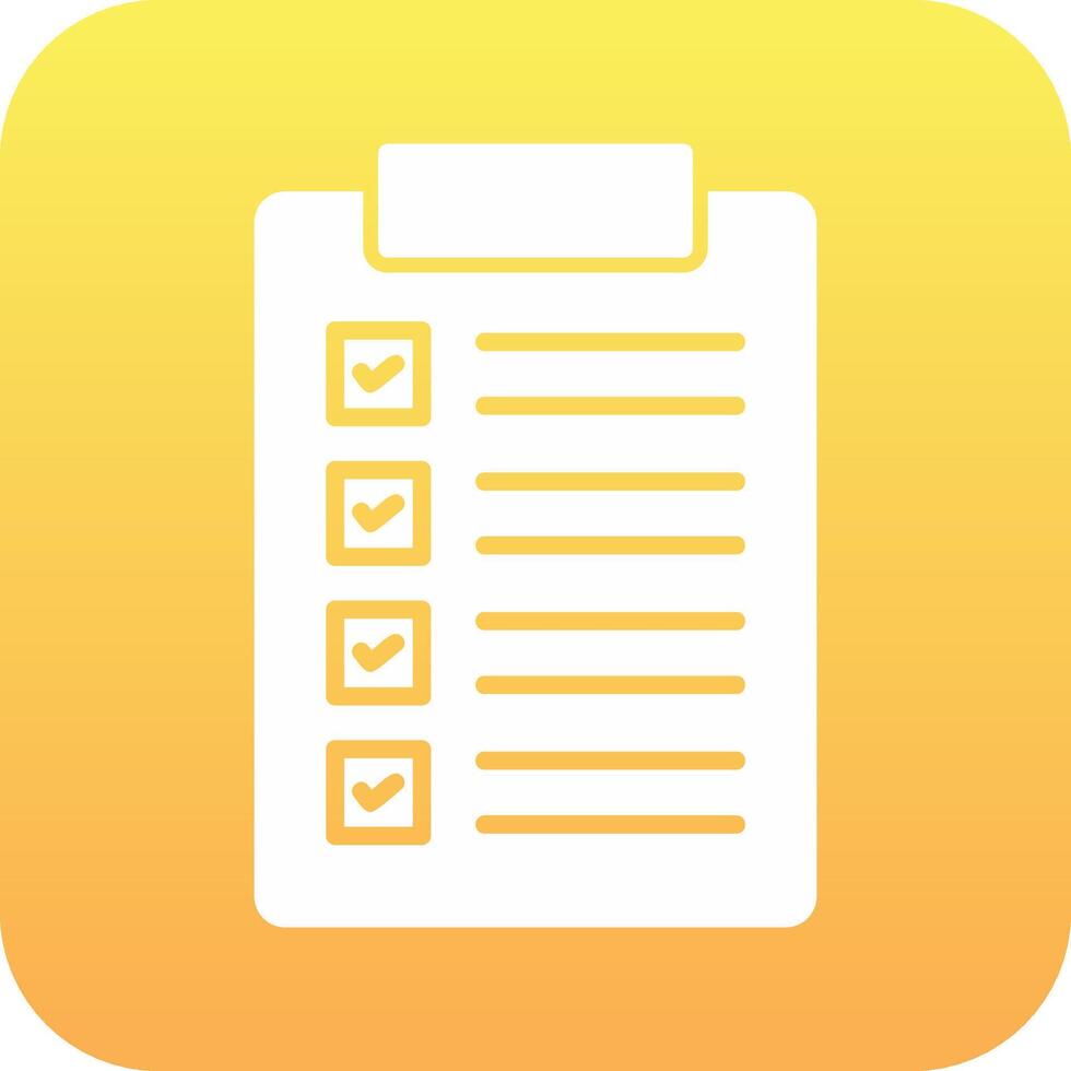 Check List Vector Icon
