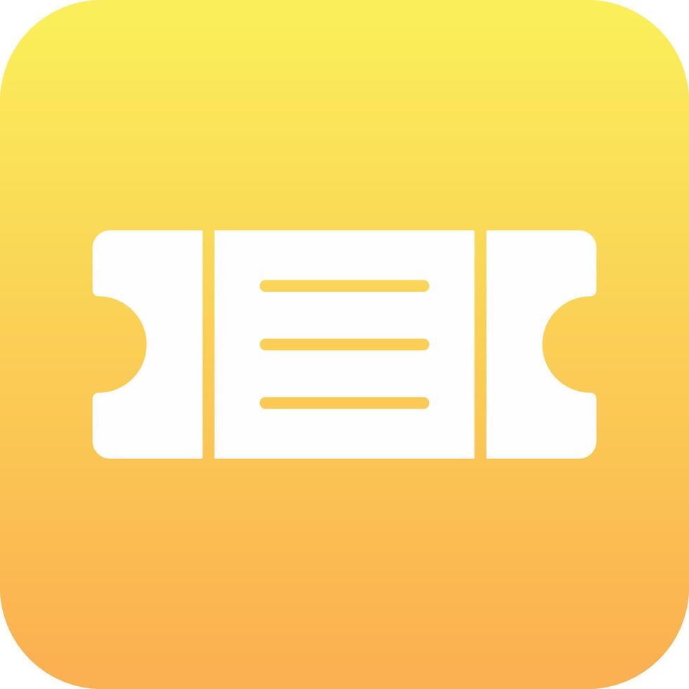 Ticket Vector Icon