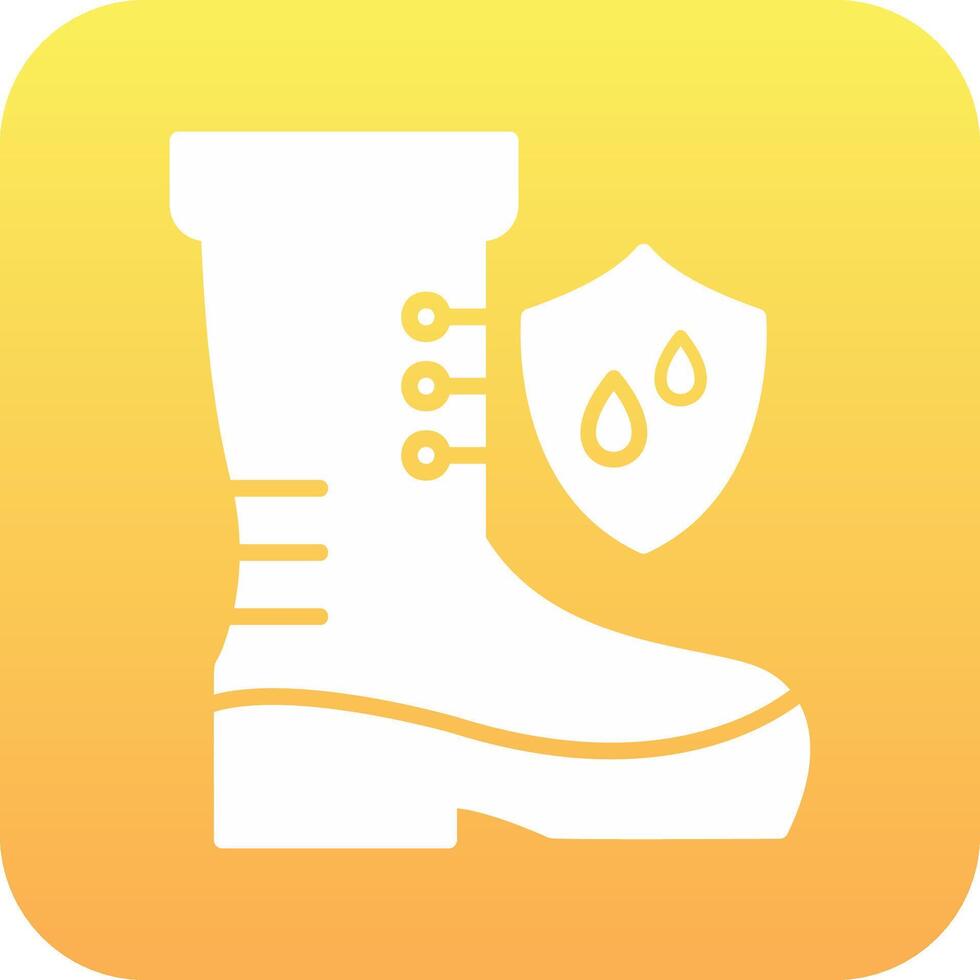 Waterproof Shoes Vector Icon