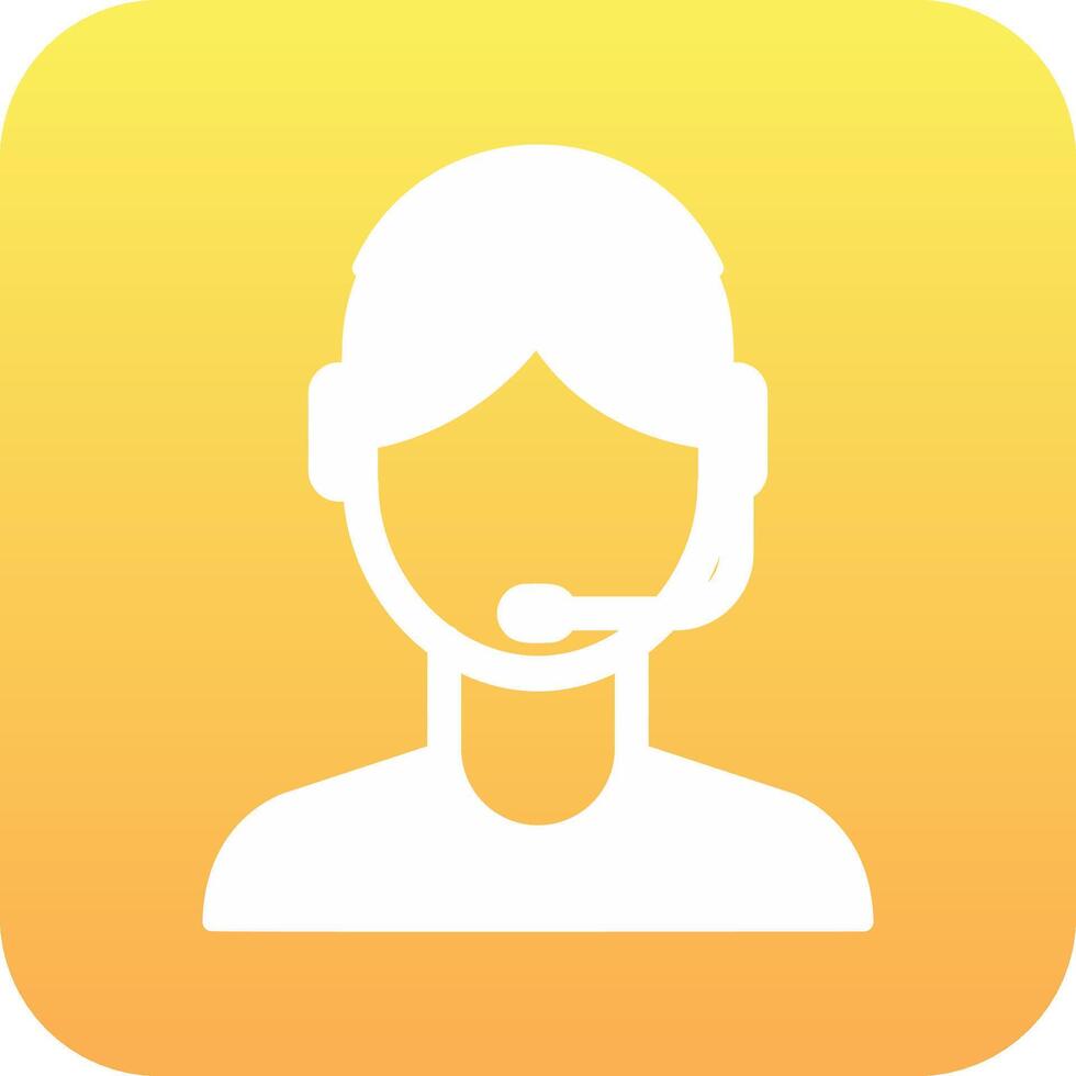 Customer Service Agent Vector Icon