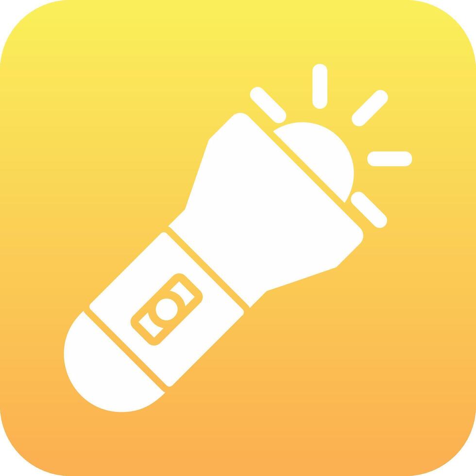 Flashlight Vector Icon