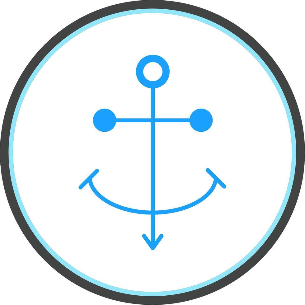 Harbour Flat Circle Icon vector