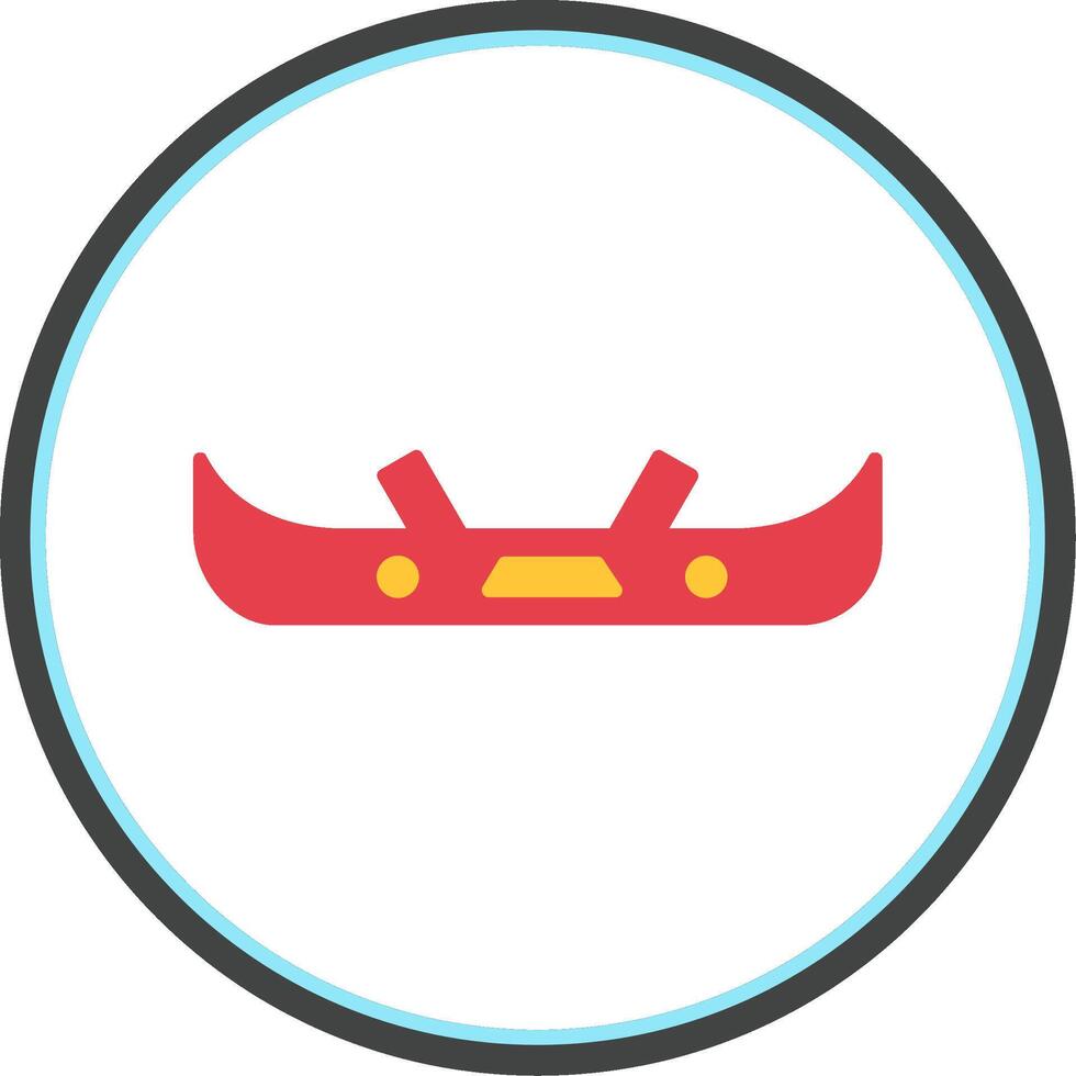 Bumper Flat Circle Icon vector