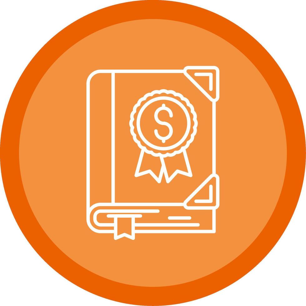 Valuable Flat Circle Multicolor Design Icon vector