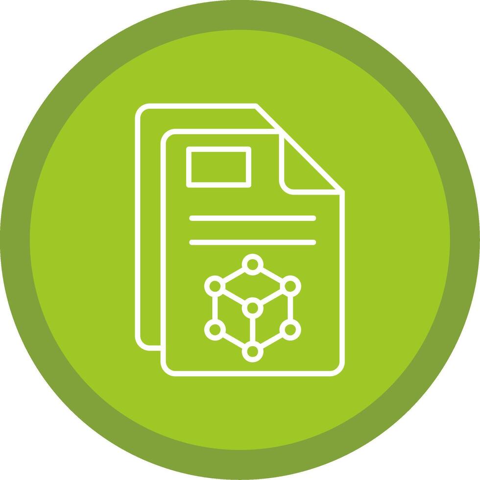 3d Flat Circle Multicolor Design Icon vector