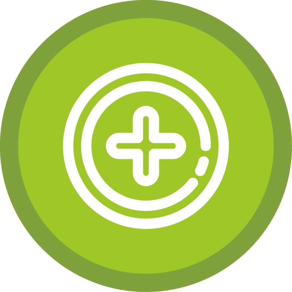 Add 2 Flat Circle Multicolor Design Icon vector