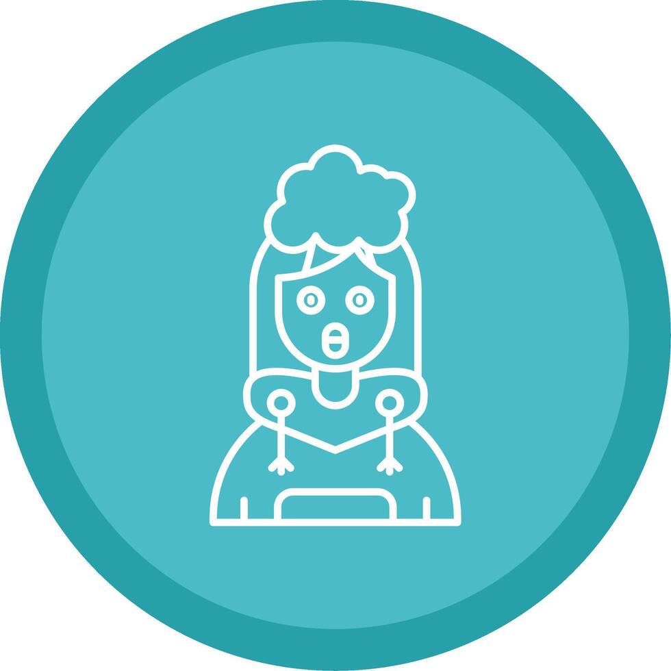 Exploding Flat Circle Multicolor Design Icon vector
