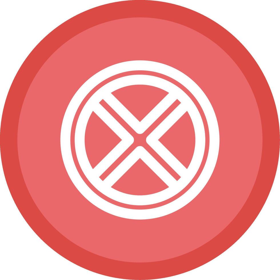 Block 2 Flat Circle Multicolor Design Icon vector